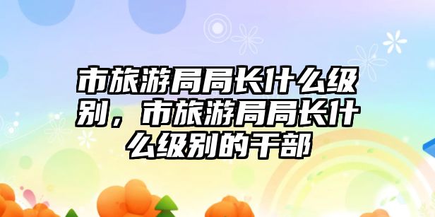 市旅游局局長(zhǎng)什么級(jí)別，市旅游局局長(zhǎng)什么級(jí)別的干部