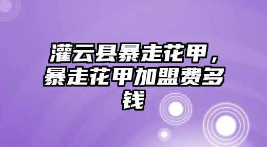 灌云縣暴走花甲，暴走花甲加盟費多錢