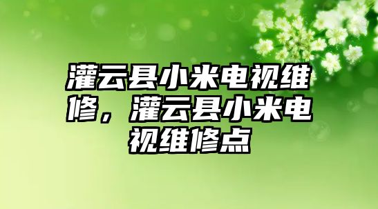 灌云縣小米電視維修，灌云縣小米電視維修點